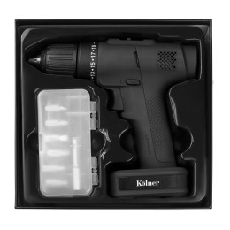KOLNER Аккумуляторная дрель-шуруповерт KCD 12/2BL (ANTHRACITE) черная