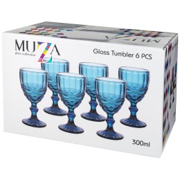Lefard Набор Бокалов Для Вина серпентина Из 6шт. Серия muza Color 300мл. / В=17 См 781-107