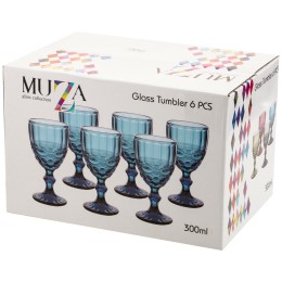 Lefard Набор Бокалов Для Вина ромбо 6шт. Серия muza Color 320мл. / В=17 См. 781-119