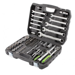 Сибртех Набор инструмента 83 предмета, 1/2, 1/4 13500