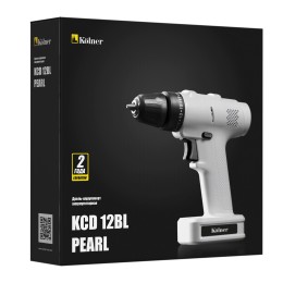 KOLNER Аккумуляторная дрель-шуруповерт KCD 12BL (PEARL) белая