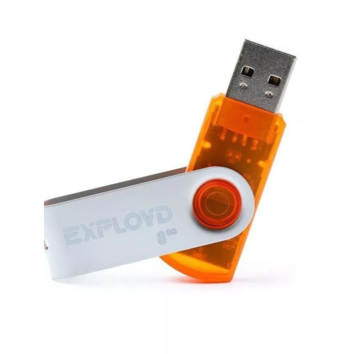 USB флэш-накопитель EXPLOYD 8GB 530 оранж.