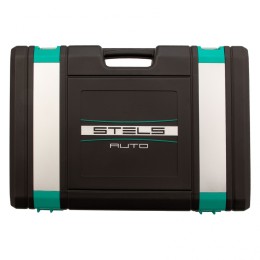 Stels Набор инструментов, 1/4, 3/8, 1/2, Cr-V, S2, усиленный кейс, 216 предм. 14115