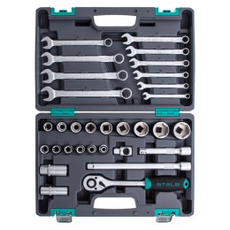 Stels Набор инструментов, 1/2, CrV, пластиковый кейс 31 предм. 14102