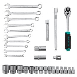 Stels Набор инструментов, 1/2, CrV, пластиковый кейс 31 предм. 14102