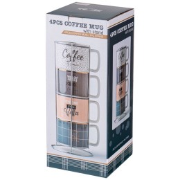 Lefard Набор Кружек Break Time На Мет. Стойке, 330мл, 4 Шт. 260-676