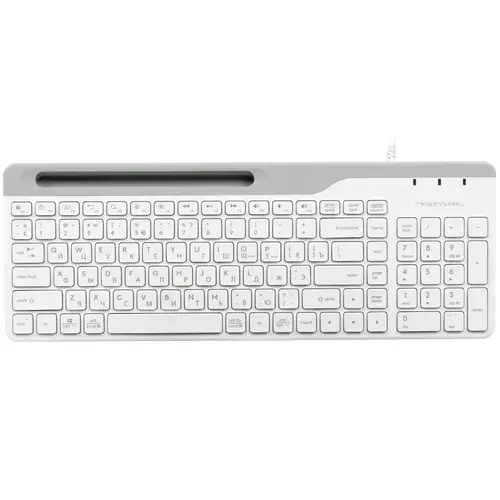 Клавиатура A4Tech FK25 WHITE белый/серый