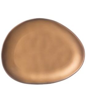 Lefard Тарелка Закусочная Bronco Bronze 25*19*2,5 См 474-188