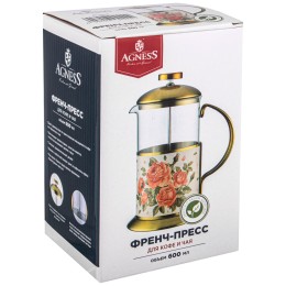 Lefard Френч-пресс Agness корейская Роза 600 Мл 894-111