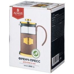 Lefard Френч-пресс Agness экселент 600 Мл. 894-130