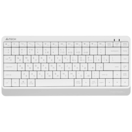 A4Tech Клавиатура FBK11 WHITE белый/серый