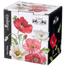 Lefard Кружка маки 350 Мл Черная 104-757