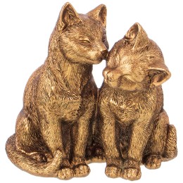 Lefard Статуэтка кошки 12.5*10.5*13 См. Серия bronze Classic 146-1468