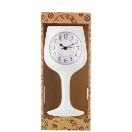 Lefard Часы Настенные Кварцевые chef Kitchen 35*17*5,5 См. Диаметр Циферблата=12,5 См. Цвет:белый 220-371