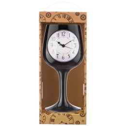 Lefard Часы Настенные Кварцевые chef Kitchen 35*17*5,5 См. Диаметр Циферблата=12,5 См. Цвет:черный 220-372