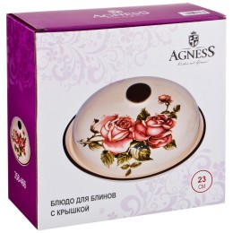 Lefard Блюдо Для Блинов С Крышкой корейская Роза Высота=10 См.диаметр=23 См. 358-466