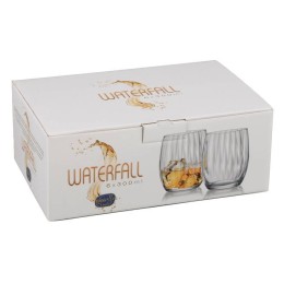 BOHEMIA Набор Стаканов Для Виски waterfall Из 6 Шт. 300 Мл Высота 10 См 674-103