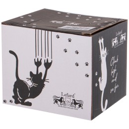 Lefard Кружка С Силиконовой Крышкой котомания 380мл 756-282