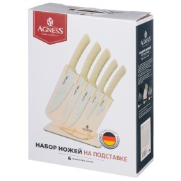 Lefard Набор Ножей Agness На Подставке, 6 Предметов 911-731