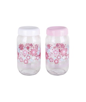 КОРАЛЛ Банка д/сып. продуктов 1000мл. Flora микс 2цв. 132080-C