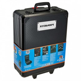 КУЗЬМИЧ Набор инструментов 187 предметов в алюминиевом кейсе НИК-001/187