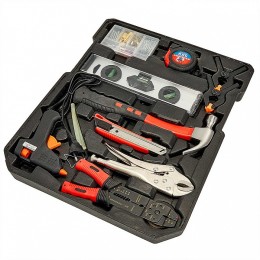 КУЗЬМИЧ Набор инструментов 187 предметов в алюминиевом кейсе НИК-001/187