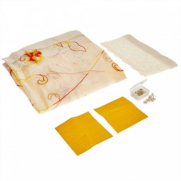 УЮТОМАНИЯ Сетка антимоскитная универсальная 100×220 см с магнитными замками УТ-4011 бежевая