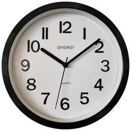 ENERGY Часы настенные кварцевые модель ЕС-139 черные. 102262-SK