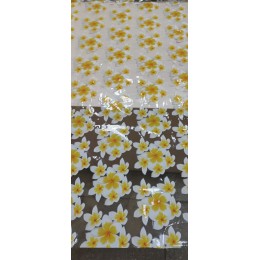 Клеенка Transparent PVC Tablecloth 1,37*1метр погонный прозрачная с рисунком TT-4815A