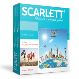SCARLETT Весы напольные электронные SC-BS33E021