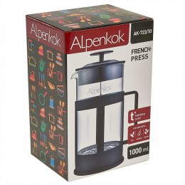 ALPENKOK Френч-пресс 1000 мл AK-723/10 черный