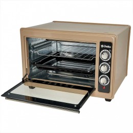DELTA Духовка электрическая 1300 Вт, 37 л D-0123 бежевая