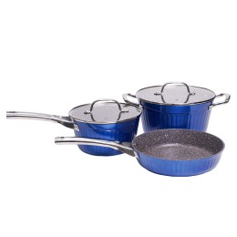 GALAXY Набор посуды 5 предметов LINE GL9515/синий