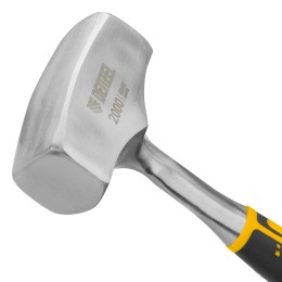 Denzel Кувалда 2 кг, цельнометаллическая, двухкомпонентная рукоятка 11013