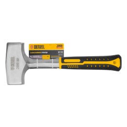 Denzel Кувалда 2 кг, цельнометаллическая, двухкомпонентная рукоятка 11013
