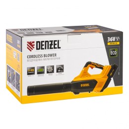 Denzel Воздуходувка аккумуляторная RB180-36, Li-ion, 36 В, 4 Ач, 180 км/ч, 820 м3/ч 59610