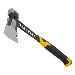 Denzel Топор цельнокованый 600 г, двухкомпонентная обрезиненная рукоятка 21499