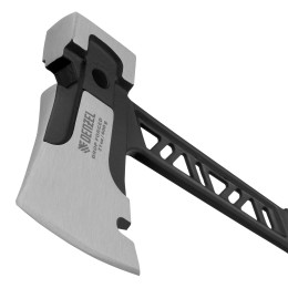 Denzel Топор цельнокованый 600 г, двухкомпонентная обрезиненная рукоятка 21499