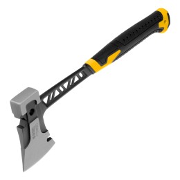 Denzel Топор цельнокованый 600 г, двухкомпонентная обрезиненная рукоятка 21499