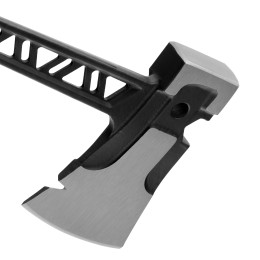 Denzel Топор цельнокованый 600 г, двухкомпонентная обрезиненная рукоятка 21499