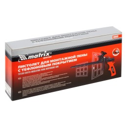 Matrix Пистолет для монтажной пены, тефлоновое покрытие, двухкомпонентная ручка 88669