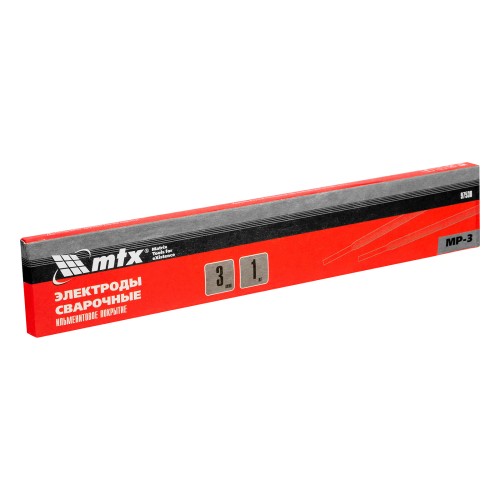 Электроды MP-3, диам. 3 мм, 1 кг., ильменитовое покрытие MTX 97530