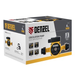 Denzel Циркуляционный насос CP25-4, напор 4 м, 50 л/мин, 1 м кабель, монт. длина 180 мм 99410