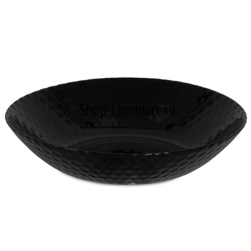 Тарелка глубокая Luminarc Pampille Black Пампиль Блэк, 20 см. Q4619