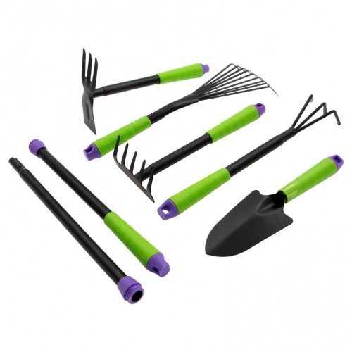 Набор садового инструмента, пластиковые рукоятки, 7 предметов, Connect, Palisad 63020
