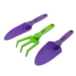 Palisad Набор садового инструмента, пластиковый, гелевые рукоятки, 3 предмета, Nylon Soft, 63021