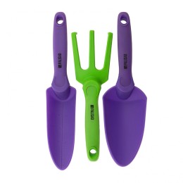 Palisad Набор садового инструмента, пластиковый, гелевые рукоятки, 3 предмета, Nylon Soft, 63021