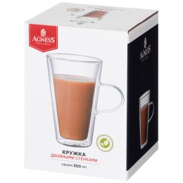 Lefard Кружка С Двойными Стенками  Double-wall  350 Мл. Диаметр=9 См. Высота=14 См 250-164