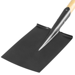 Сибртех Лопата прямоугольная, 195х290х1150 мм, деревянный лакированный черенок 61376