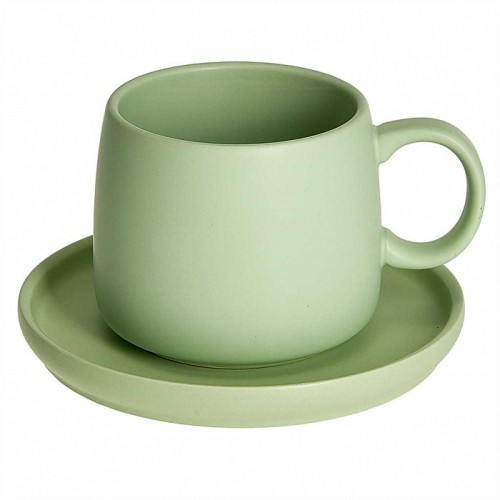 Набор чайный 2 предмета Ф19-119P/1 зеленый